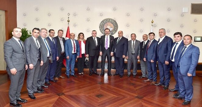 GTB heyetinden TOBB Başkanı Hisarcıklıoğlu’na ziyaret