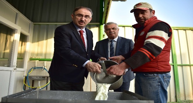 Kırsaldaki süt üreticilerine 450 bin TL’lik katkı