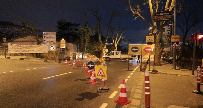 Tıbbiye caddesi trafiğe kapatıldı