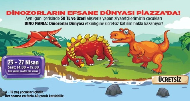 Şanlıurfalı çocuklar dinozorların dünyasına yolculuk yapacak