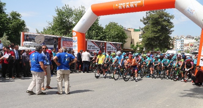 Tour Of Mersin Uluslararası Bisiklet turunun 4’üncüsünün ikinci etabı Mut’tan başladı