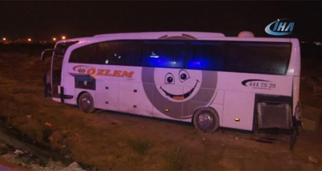 Konya'da otobüs yoldan çıktı! Çok sayıda yaralı var