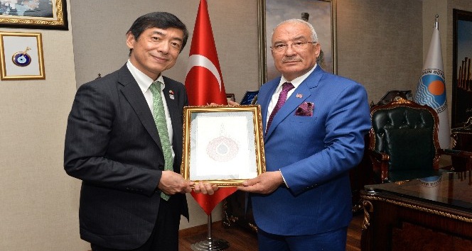 Japonya Ankara Büyükelçisi Akio Miyajima, Kocamaz’ı ziyaret etti