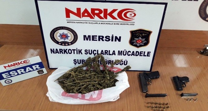 Mersin’de uyuşturucu operasyonu: 4 gözaltı