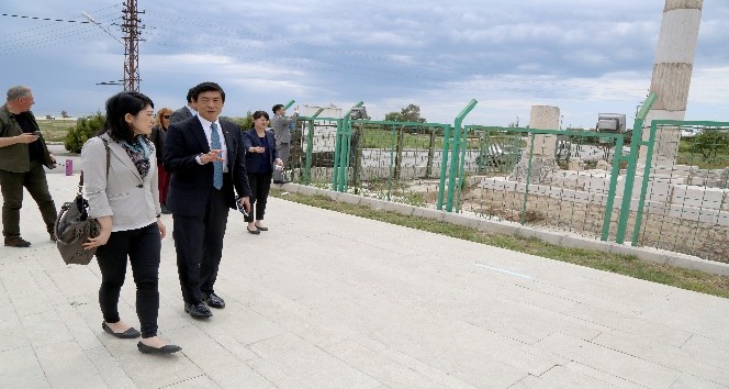 Japon Büyükelçi Miyajima Mezitli’yi gezdi