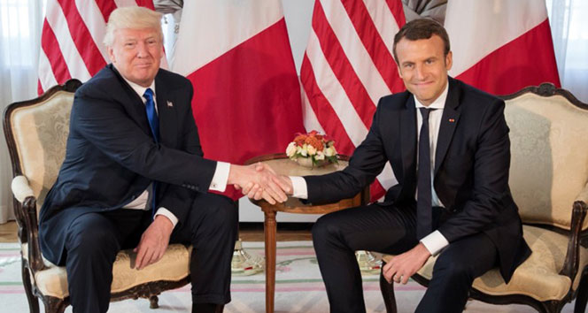 Trump, Macron’nu Beyaz Sarayda ağırlayacak