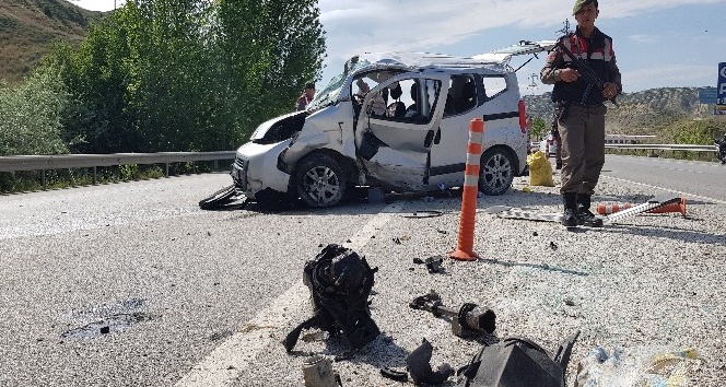 Tosya’da trafik kazası: 1 ölü, 4 yaralı