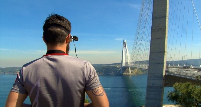 (Özel)  Yavuz Sultan Selim Köprüsü &quot;Yarış Drone&quot;leri için hız pisti oldu
