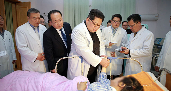 Kuzey Kore lideri Kim’den kaza geçiren Çinlilere ziyaret