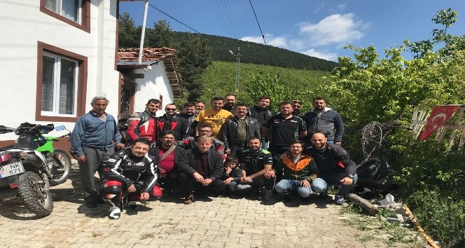 Niksar Motosiklet Kulübü üyeleri Afrin gazisini ziyaret etti