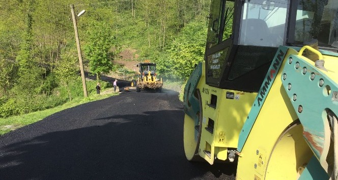 Trabzon’da 2018 yılında hedef 400 bin ton asfalt sermek
