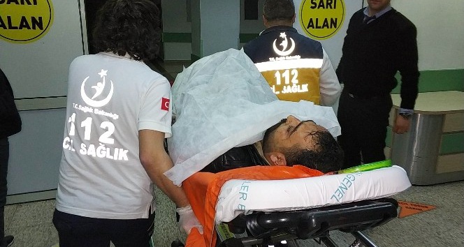 Samsun’da balkondan düşen Iraklı ağır yaralandı