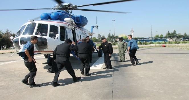 Jandarmadan helikopterli uyuşturucu operasyonu