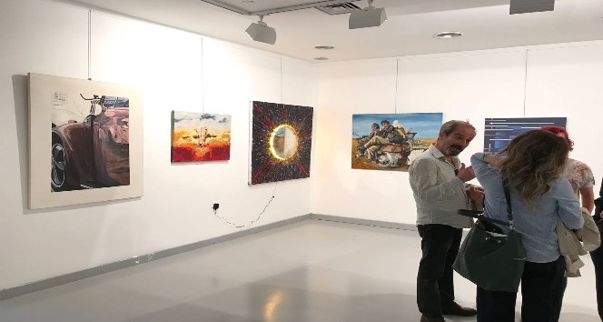 Ercan Güler “Sanatta 40.Yıl” uluslararası karma sergisinde yer aldı