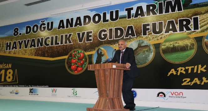 8. Doğu Anadolu Tarım, Hayvancılık ve Gıda Fuarı start aldı