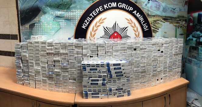 Mardin’de 20 bin 170 paket kaçak sigara ele geçirildi