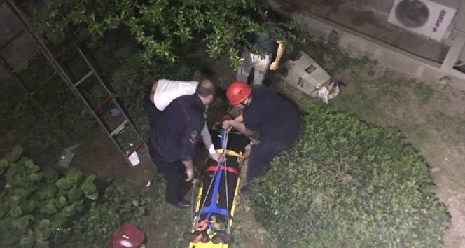 Beşiktaş’ta 5 metreden düşen özel güvenlik görevlisi yaralandı
