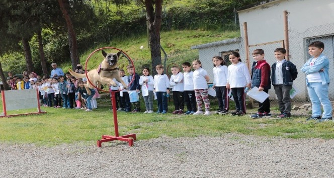 İlkokul öğrencilerine ‘Jandarma’ tanıtıldı.