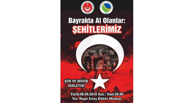 Şehit Aileleri Derneğinden şiir dinletisi