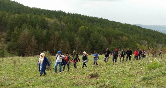 Gümüşhaneli dağcılar Köse’de yürüdü