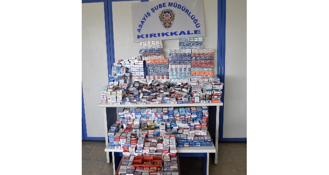 Bin 800 paket sigara hırsızlığının zanlısı yakalandı