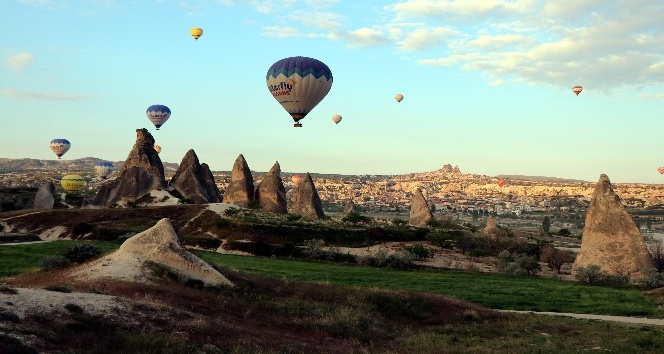 Kapadokya’da balon turları iptal oldu
