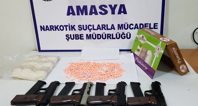 İstanbul’dan Amasya’ya pişmaniye kutusunda uyuşturucu nakli polise takıldı