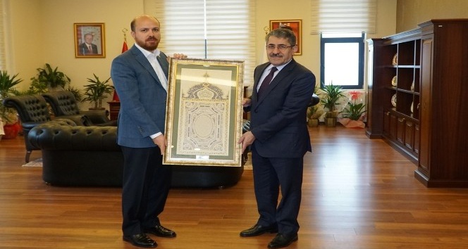 Bilal Erdoğan’dan Rektör Prof. Dr. Suat Cebeci’ye ziyaret