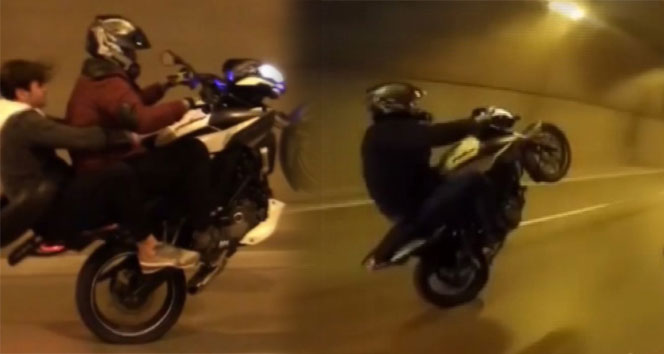 İstanbul’da çift kişilik tek teker terörü kamerada