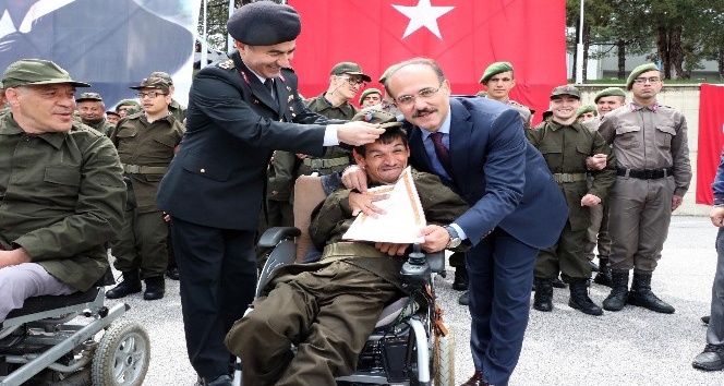 Yozgat’ta 28 engelli asker yemin etti