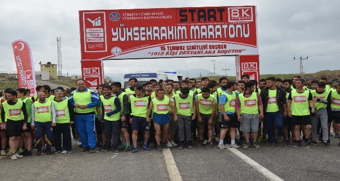 Yüksekova’da ‘Yüksekrakım Maratonu’ yapıldı