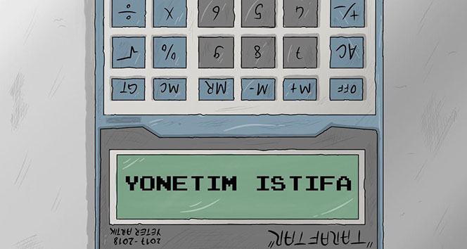 Konyaspor&#039;da karikatürlü istifa çağrısı