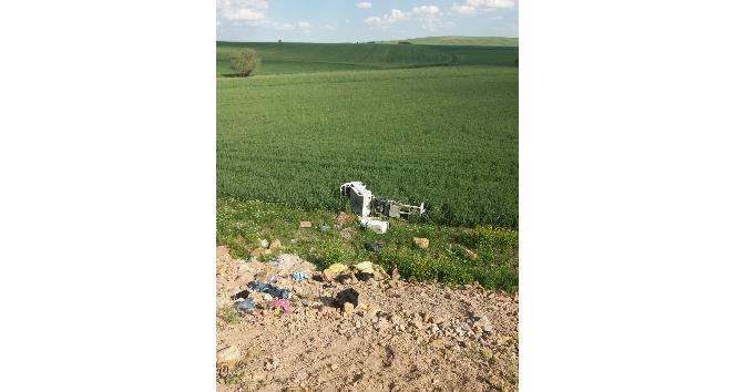 Sorgun’da motosiklet şarampole devrildi: 5 yaralı