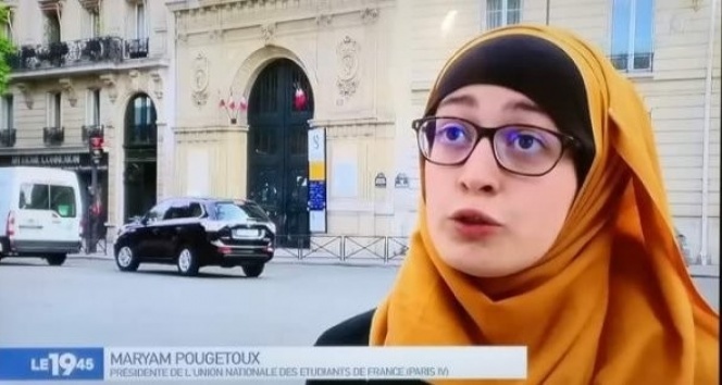 Fransa’da başörtülü sendika temsilcisine sosyal medyadan linç