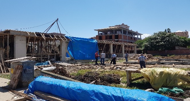 Tokat’ta inşaat çöktü: 2 yaralı