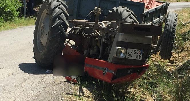 Dalaman’da traktör devrildi: 1 ölü