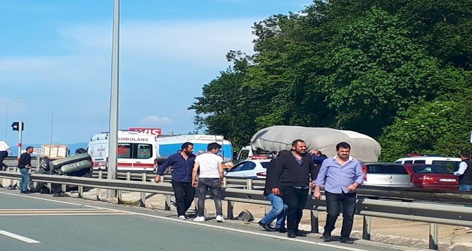 Rize’de trafik kazası: 1 ölü, 2 yaralı