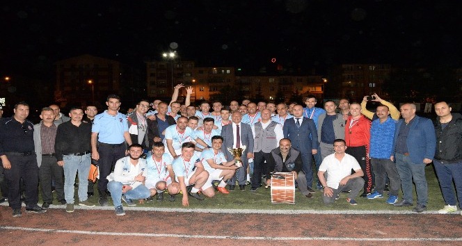 Belediye futbol turnuvası sona erdi