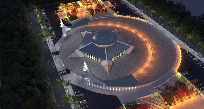 Türkiye’nin ilk ‘Ayyıldızlı Camisi’ kendini göstermeye başladı