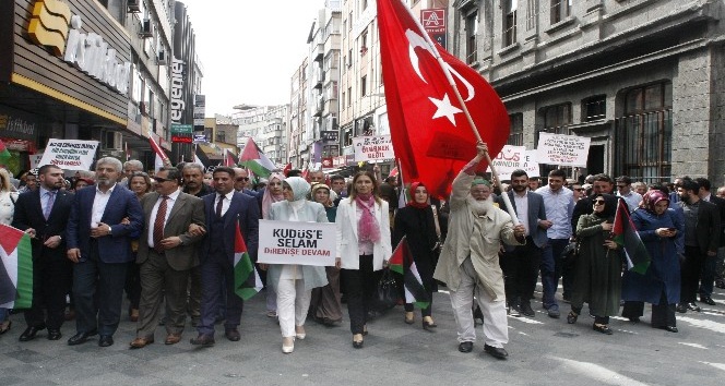 Trabzon’da ’İşgale karşı ses ver&quot; mitingi düzenlendi