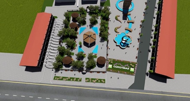 Güroymak’a kent meydanı yapılıyor