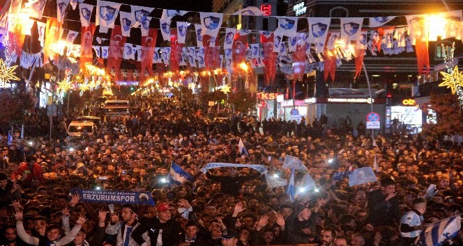 Süper Lig’e çıkan BB. Erzurumspor’a muhteşem karşılama