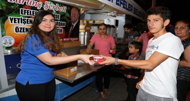 Efeler halkı Ramazan’da dondurma ile serinleyecek