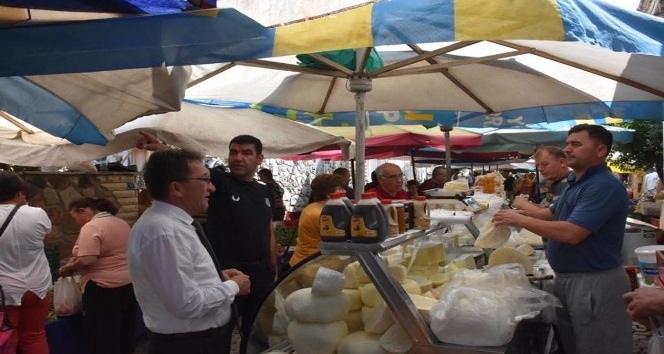 Güre Pazarı son kez sokakta kuruldu