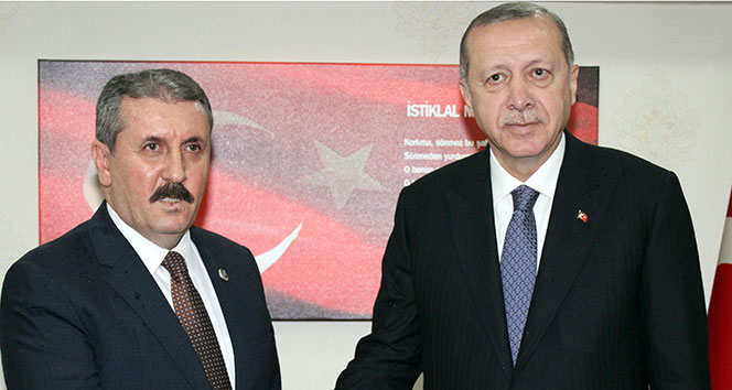 Cumhurbaşkanı Erdoğan ile görüşen BBP lideri Destici&#039;den açıklama