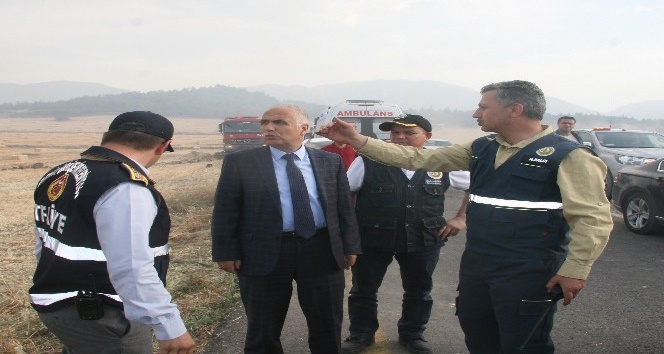 Vali Karahan, orman yangını ile ilgili açıklamalarda bulundu
