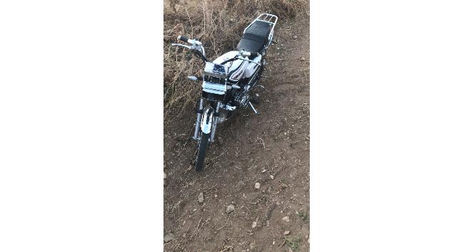 Terk edilmiş motosiklet çalıntı çıktı