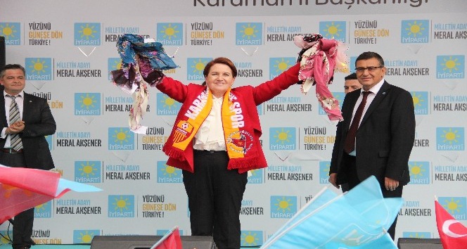 İYİ Parti Genel Başkanı Akşener Karaman’da