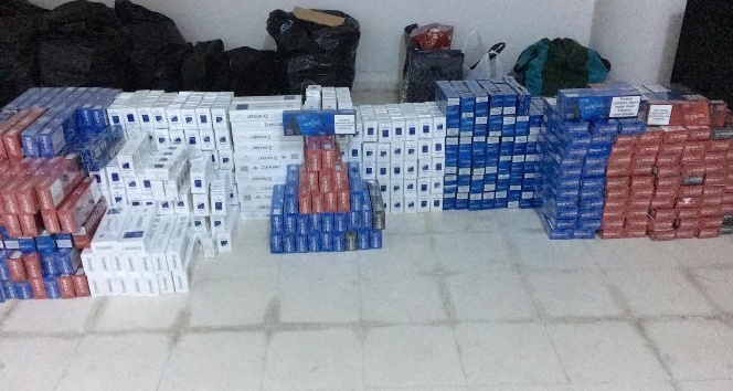 Samsun’da 5 bin 200 paket kaçak sigara ele geçirildi
