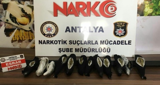 Bin 500 kilometrelik uyuşturucu sevkiyatı Antalya’da son buldu